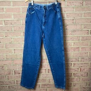 Vintage lee straight leg high waisted Dark Wash jeans